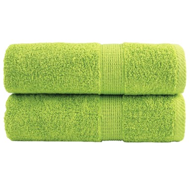 SOLUND Premium ručnici za pranje, 2 kom, 30 x 30 cm, 600 g/m², jabukasto zeleni