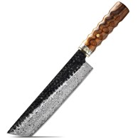 Damastni kuhinjski nož Ke-37348 Nakiri Kp37348, smeđi