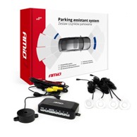 AMIO Parking senzori set, bijeli, 22 mm, priprema za LCD zaslon i kameru