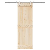 Pribor za klizna vrata od nehrđajućeg čelika 200 cm srebrni