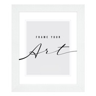 Bijeli plastični viseći okvir 48x58 cm