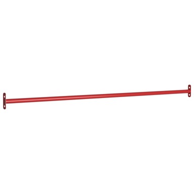 Prečka za prevrtanje čelična, 125cm, crvena