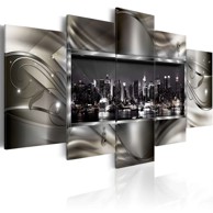 Slika Night in New York III 100x50