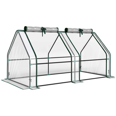 HOMESTAR Staklenik 180x90x70 cm, zelen