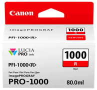 CANON Tinta za printer PFI-1000 R crvena