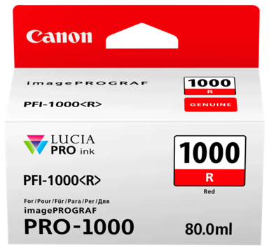CANON Tinta za printer PFI-1000 R crvena