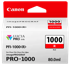 CANON Tinta za printer PFI-1000 R crvena