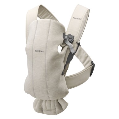 BABYBJORN Nosiljka Mini 021087, 3D Jersey, svijetlo bež