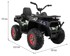 ATV Quad na akumulator ATV Desert 4x4, Army