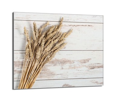 TMK Staklena zaštita za štednjak ili ploču za kuhanje 60x52, drvo