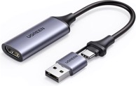 UGREEN USB adapter, USB-C/A, HDMI 