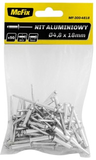 Zakovica MF-300-4814, aluminijska, 4,8 x 14 mm, 50 kom