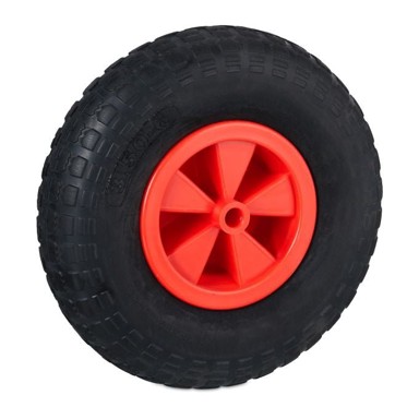 NORTHIX Kotač za kolica 3.50-6, puna guma, plastični naplatak