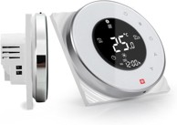 DREAM HEAT Pametni termostat za grijanje s okruglim zaslonom na dodir, Wi-Fi