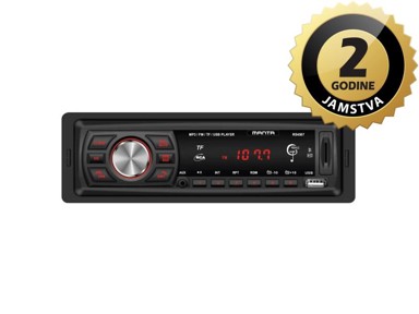 MANTA Auto radio RS4507 (Bluetooth, MP3, SD, USB, 4x10 W, ISO, handsfree)