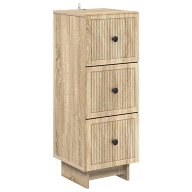 Ormar s ladicama, dimenzije 33 x 34,5 x 90 cm, hrast sonoma