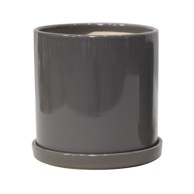 STIL Keramička tegla s podmetačem 16x17 cm