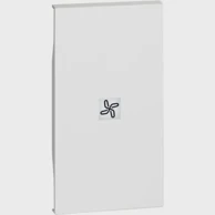 LEGRAND Living now pokrovna tipka bijela 2m simbol ventilacije kw01m2rn