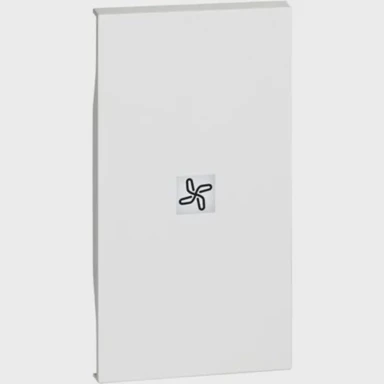 LEGRAND Living now pokrovna tipka bijela 2m simbol ventilacije kw01m2rn