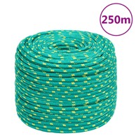 Brodski konop, zeleni, 6 mm, 250 m, od polipropilena