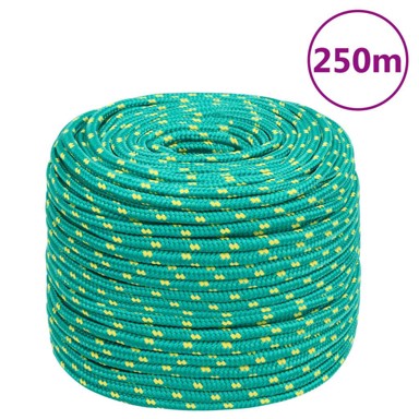 Brodski konop, zeleni, 6 mm, 250 m, od polipropilena