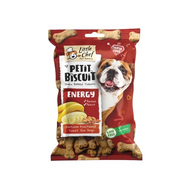 LITTLE CHEF Poslastica za pse Energy banana, kikiriki 150 g