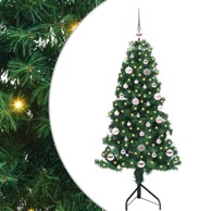 Božićno drvce umjetno Korner, zelena, 150 cm, PVC i metal