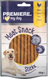 PREMIERE Poslastica za pse Meat Snack Sticks, piletina, 70 g