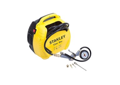 STANLEY Kompresor prijenosni air kit s osnovnim priborom 230v 1.1kw, 8 bara, 8215190stn595