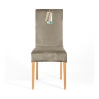 RESTILO Sivo-bež rastezljiva presvlaka za stolicu 48 cm Sento