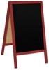 Znak drveni A-oblika Classic L, 61 x 118 cm, crveni