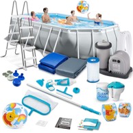 INTEX Montažni bazen pravokutni 503 × 274 × 122 cm set 21u1