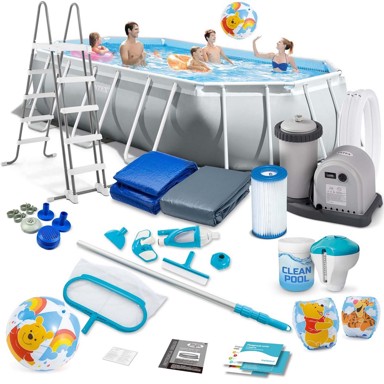 INTEX Montažni bazen pravokutni 503 × 274 × 122 cm set 21u1