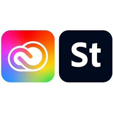 ADOBE Creative Cloud Pro za timove – All Apps s Adobe Stockom (10 fotografija mjesečno), WIN/MAC, više europskih jezika, 1-godišnja pretplata