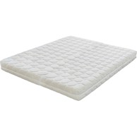 MATERASSO Tvrd/srednje tvrd obostrani madrac s oprugama, 200x200 cm, Primátor Biogreen