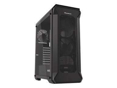 NATEC Kućište GENESIS CASE IRID 505 V2, mid tower, ATX, kaljeno staklo, crno