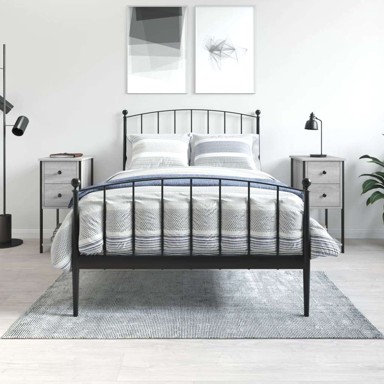 Noćni ormarići 2 kom boja hrasta 32x42x70 cm konstruirano drvo, sivi hrast sonoma