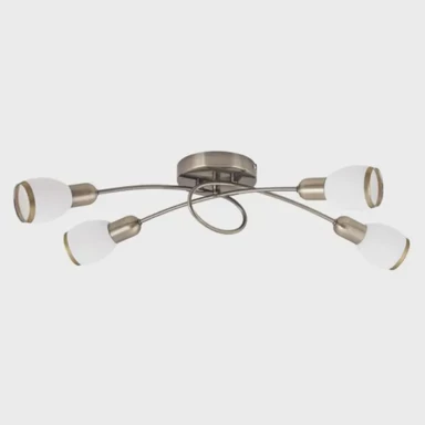 Stropna svjetiljka Elite E14 4x max. 40 W, IP20 RA5973, brončana