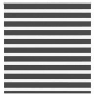 Zavjesa zebra crna 140x100 cm širina tkanine 135,9 cm poliester