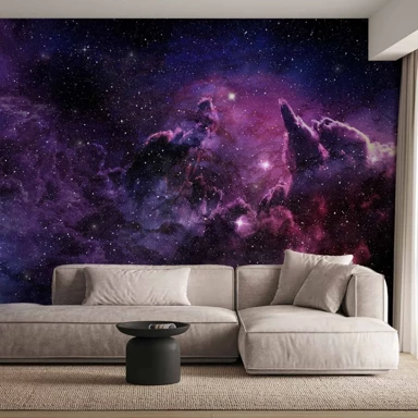 Foto tapeta Purple Nebula, samoljepljiva, 147x105 cm