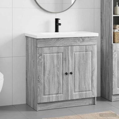 Set kupaonskog namještaja, 56 x 37,5 x 81 cm, siva Sonoma