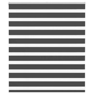 Zavjesa zebra crna 130x100 cm širina tkanine 125,9 cm poliester