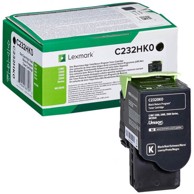 LEXMARK Toner original, C232HK0, 3k, crna
