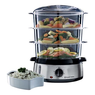 RUSSELL HOBBS Parna kuhalo Cook@Home 19270-56, 9 L, 800 W, srebrno