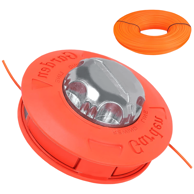 NIKCORP Glava za trimer M10 × 1,25 lijevi navoj s flaksom 2,4 mm + 15 m niti