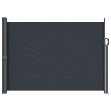 Retraktabilna bočna tenda, 140 cm, 100% poliester, željezo i čelik, crna