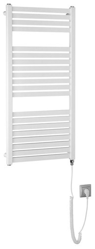 AQUALINE Električni radijator TONDI-E, 450 x 970 mm, 300 W, bijeli