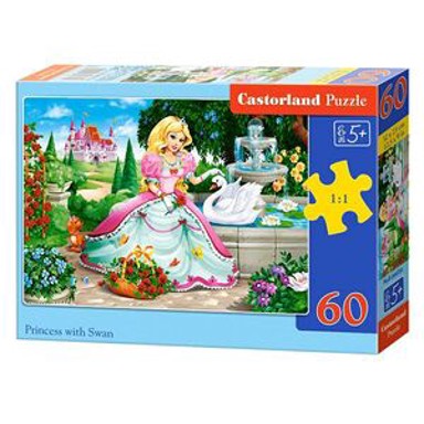 CASTORLAND Puzzle Princeza i labud, 60 kom