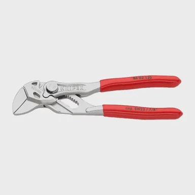 KNIPEX Kliješta za vodovod 125 mm, crvena, s podesivim zglobom