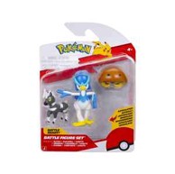 POKEMON Figura Battle Blitzle, Kabuto, Quaxwell, 3 kom